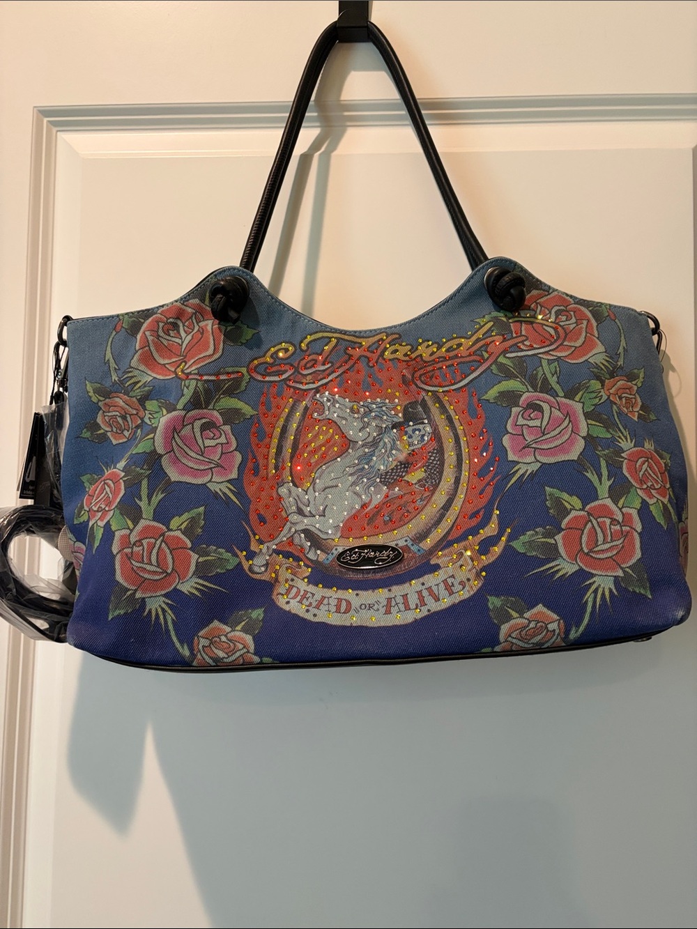 NWT Ed Hardy Pegasus “Dead or Alive” Tote